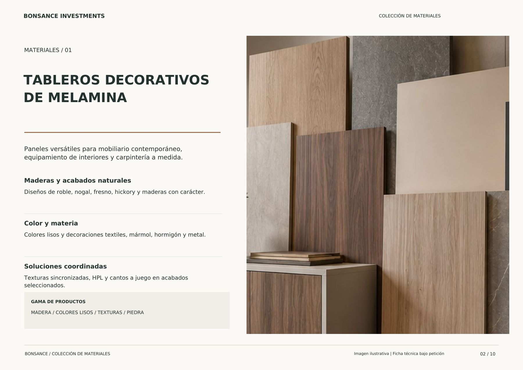 Tableros melamina decorativos para sobres de mesa de hostelería Tableros melamina decorativos para sobres de mesa de hostelería